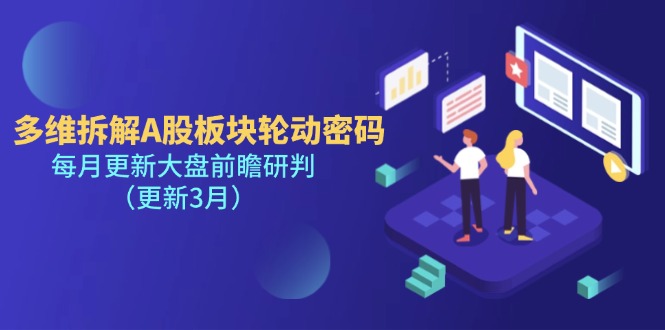 (14213期)多维拆解A股板块轮动密码,每月更新大盘前瞻研判(更新3月)-轻创空间站